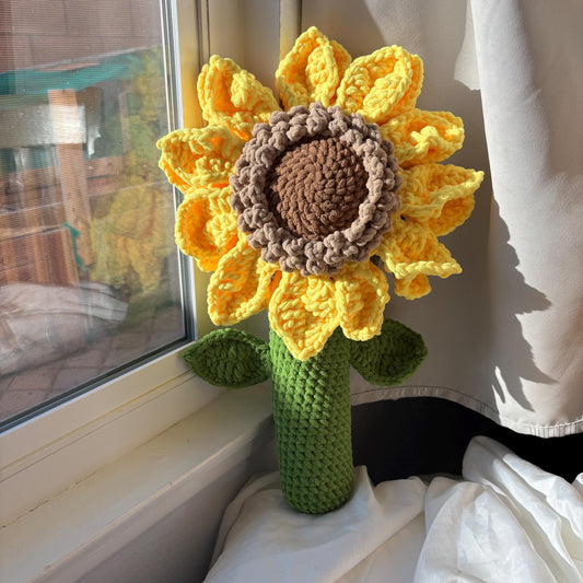 Crochet Sunflower Plush